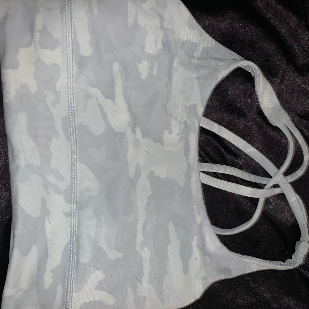 Lululemon Long Line Energy Bra Camo